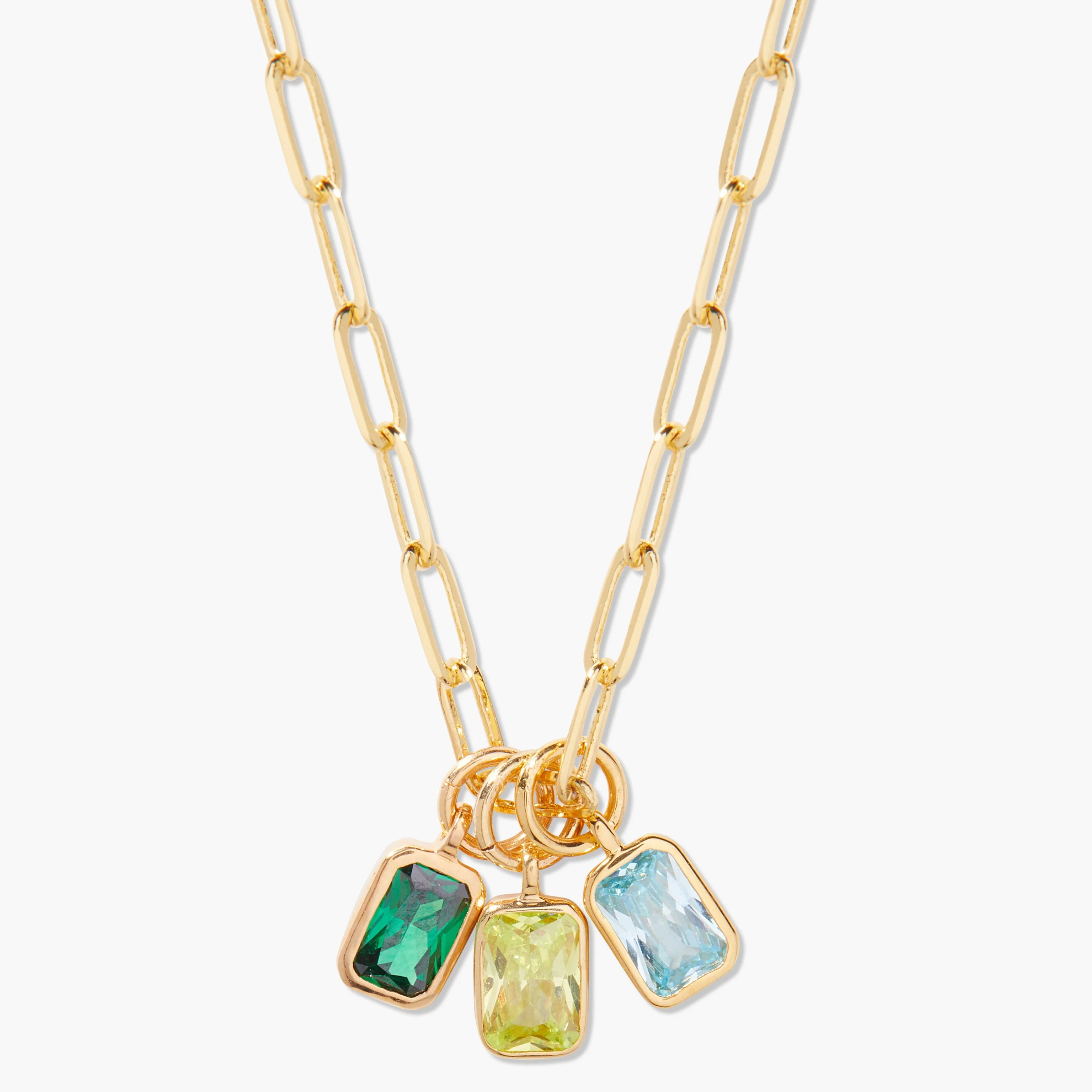 Mackenzie Three Birthstone Necklace | Brook and York