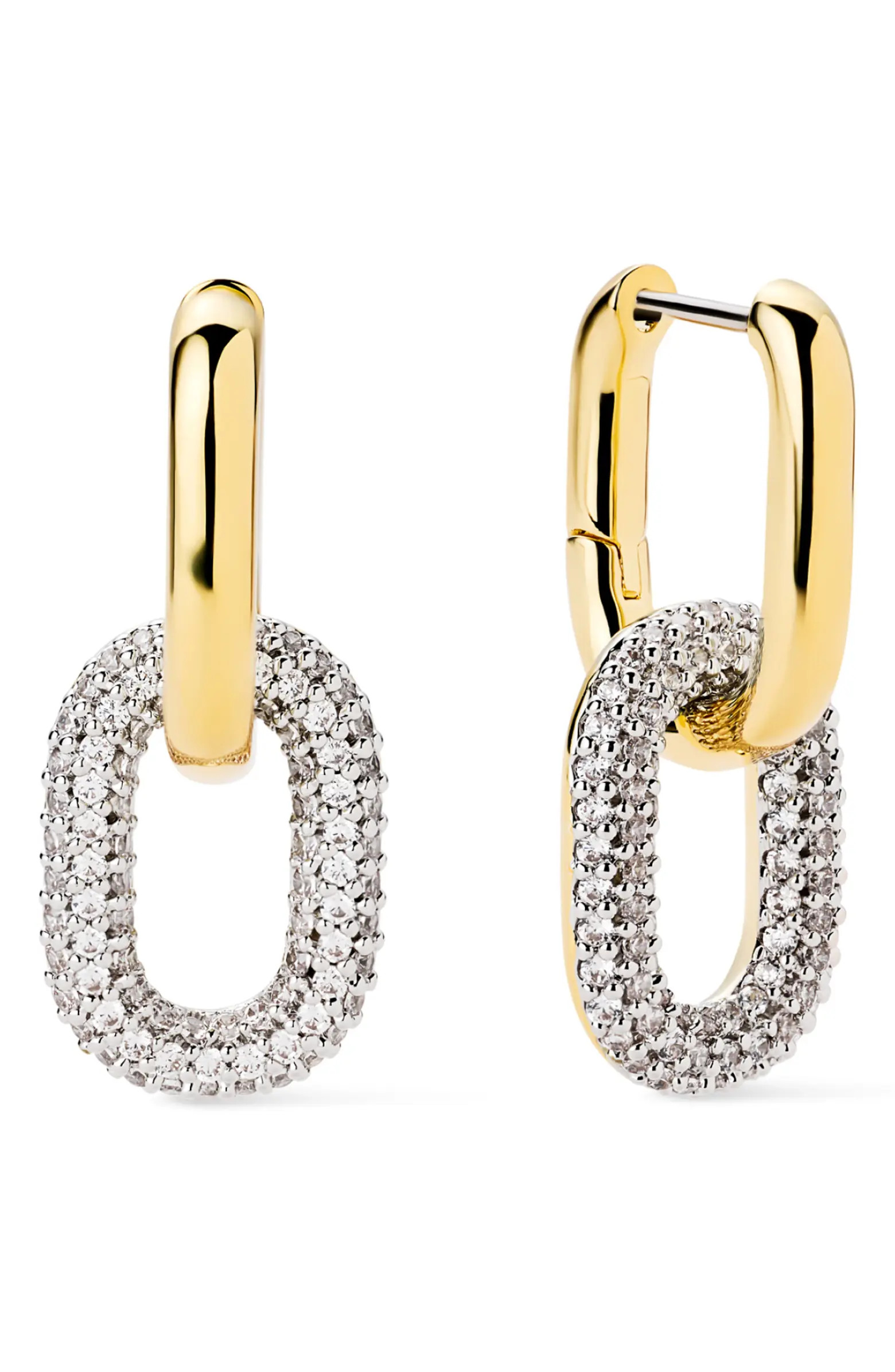 Rox Mini Double Hoop Drop Earrings | Nordstrom