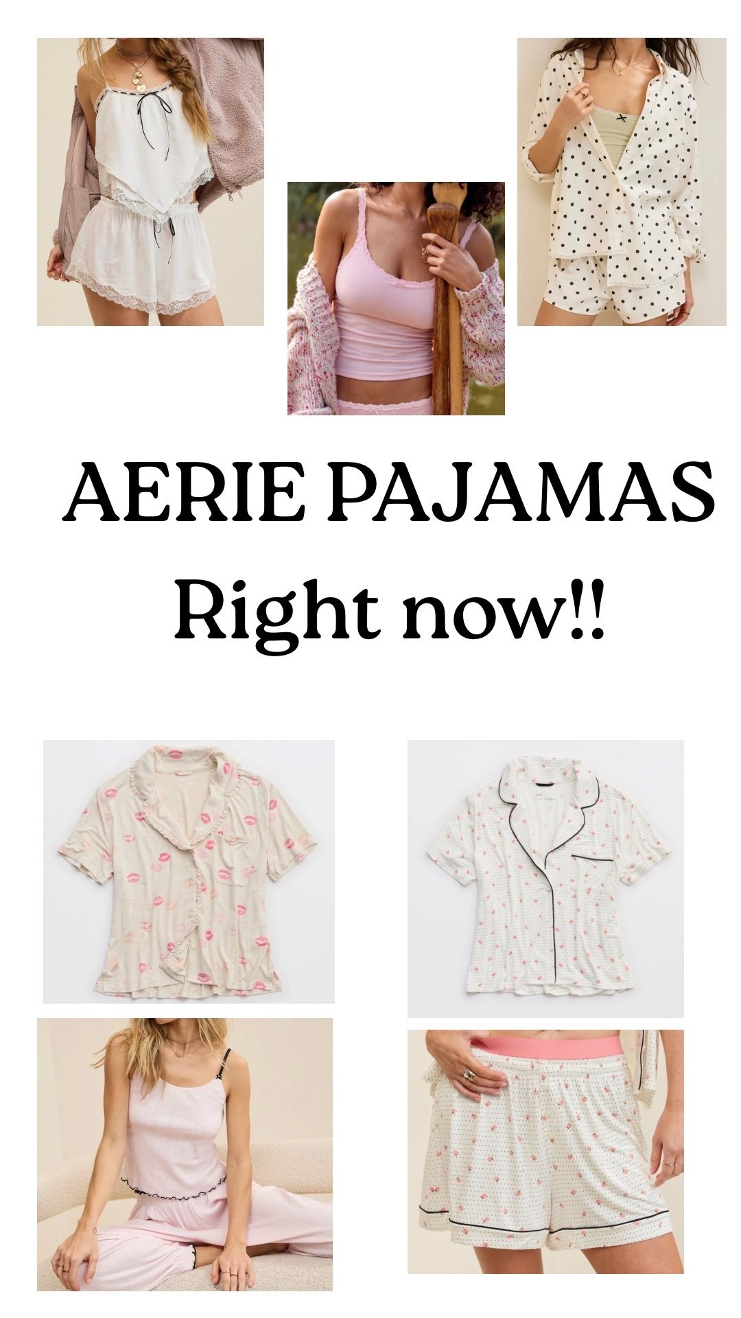 Aerie has the cutest pajamas right now!!

#LTKValentine #LTKootd #LTKU