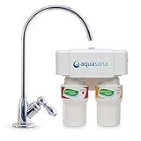 Aquasana 2-Stage Under Sink Water Filter System - Kitchen Counter Claryum Filtration - Filters 99% O | Amazon (US)