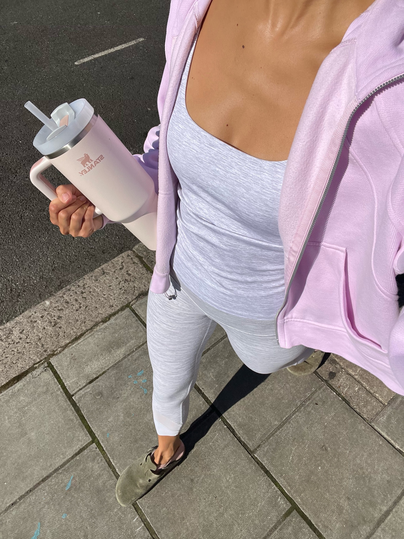 Workout OOTD 🌸 leggings are super old lululemon so no longer on the site - didn’t have the exact one but I’ve added colour & style options for the hoodie 💕 I wear size small 

#LTKstyletip #LTKfitness #LTKuk
