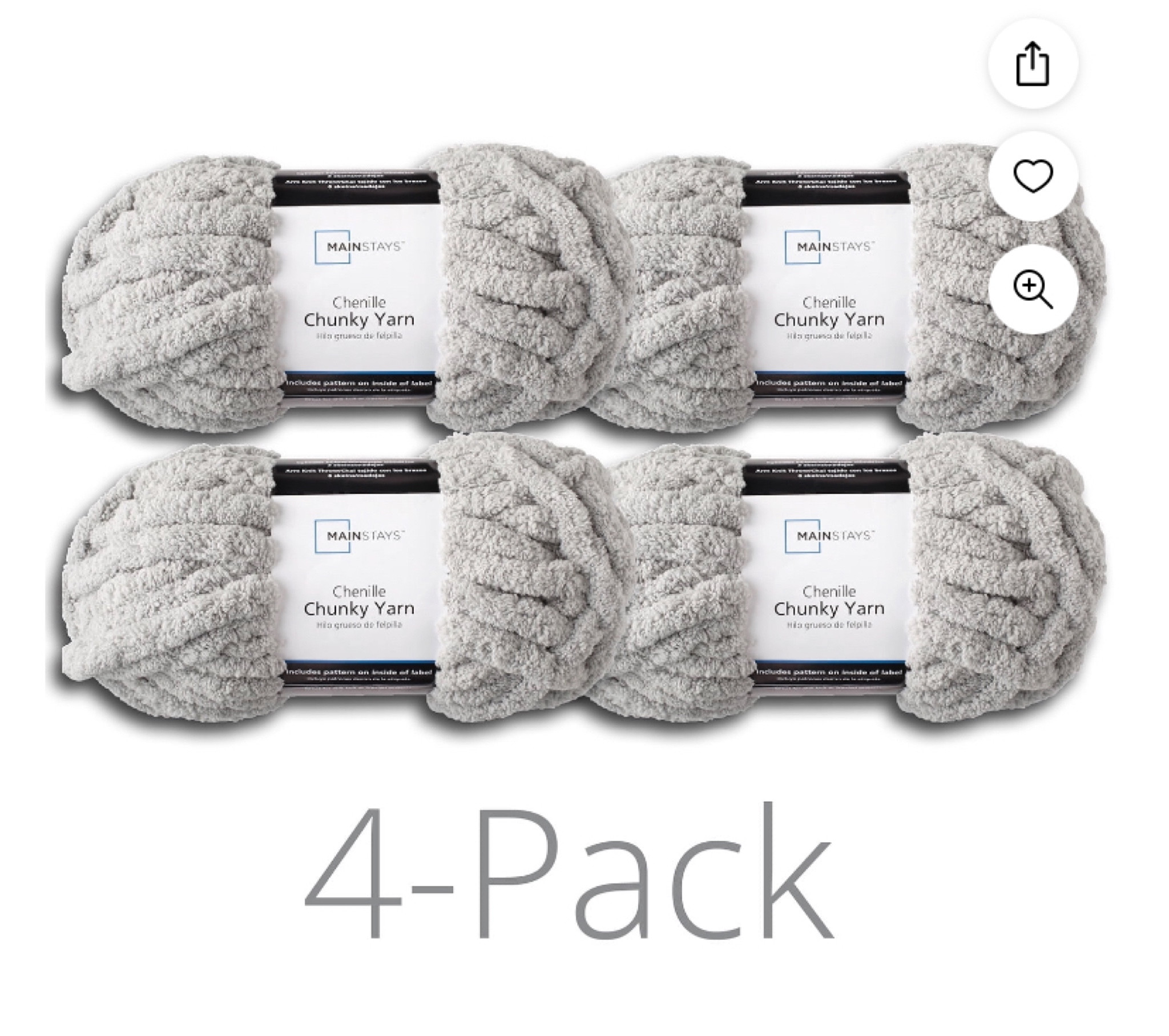 Walmart brand chunky blanket yarn! 

#LTKHoliday #LTKVideo #LTKkids