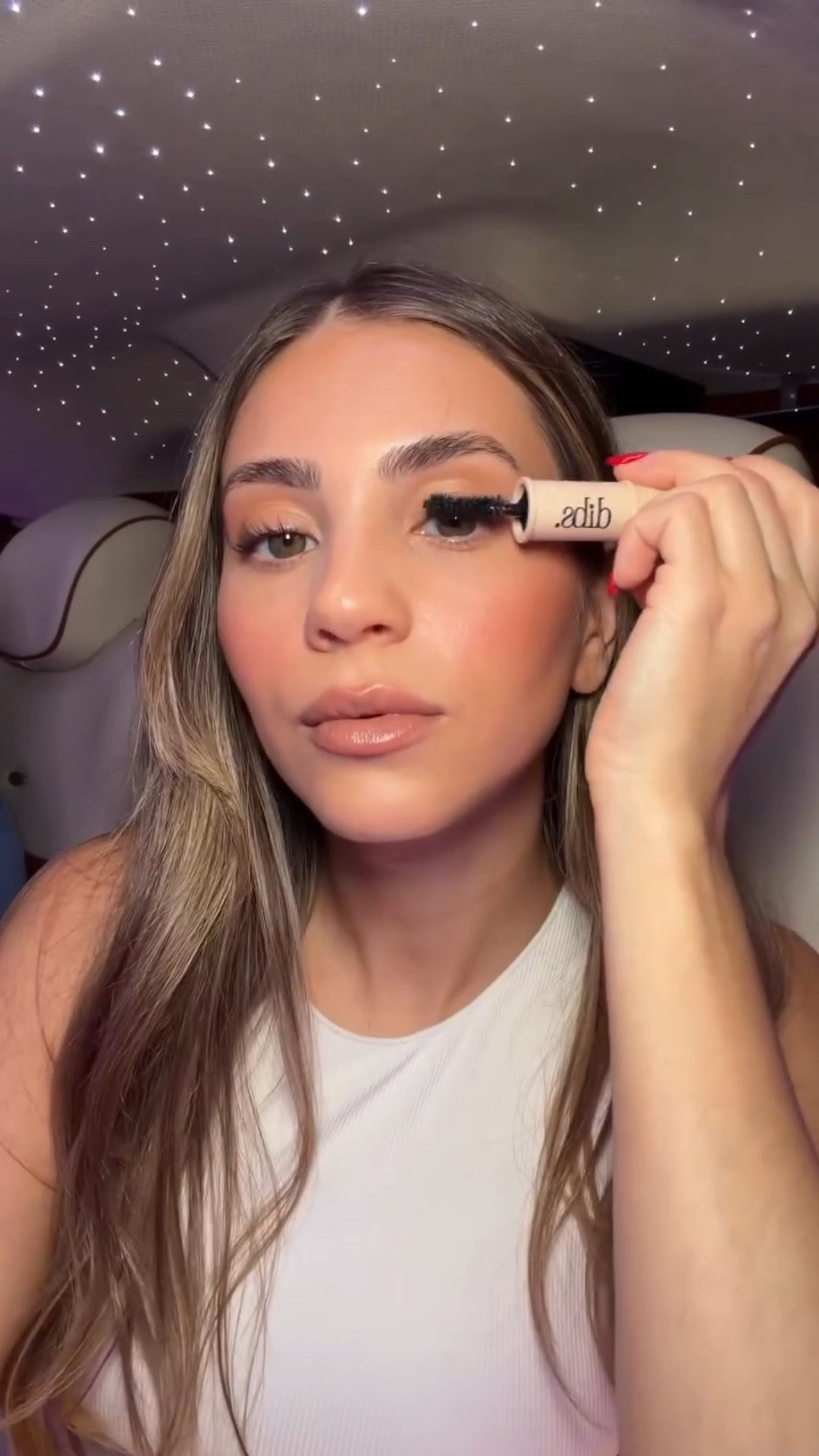 car glam is always the answer 🫶🫦 💗

@danessamyricksbeauty skin tint shade 5
@makeupbymario f4 brush
@summerfridays bronzer desert
@charlottetilbury stick peachy glow
@patricktabeauty precision blush brush
@saiebeauty powder bronzer shade Amalfi
@dibsbeauty dual ended brush and travel size mascara 
@tower28beauty concealer shade IE 
@patrickta concealer brush, transition blush shade “shy at first” and transition blush brush. 
@pradabeauty hand cream
@kusshibags makeup bag 

In Istanbul finally ofc always in the @mercedesbenz 🤭 

#vacationmakeup #multitasking #makeupinarush #carglam #eurosummer