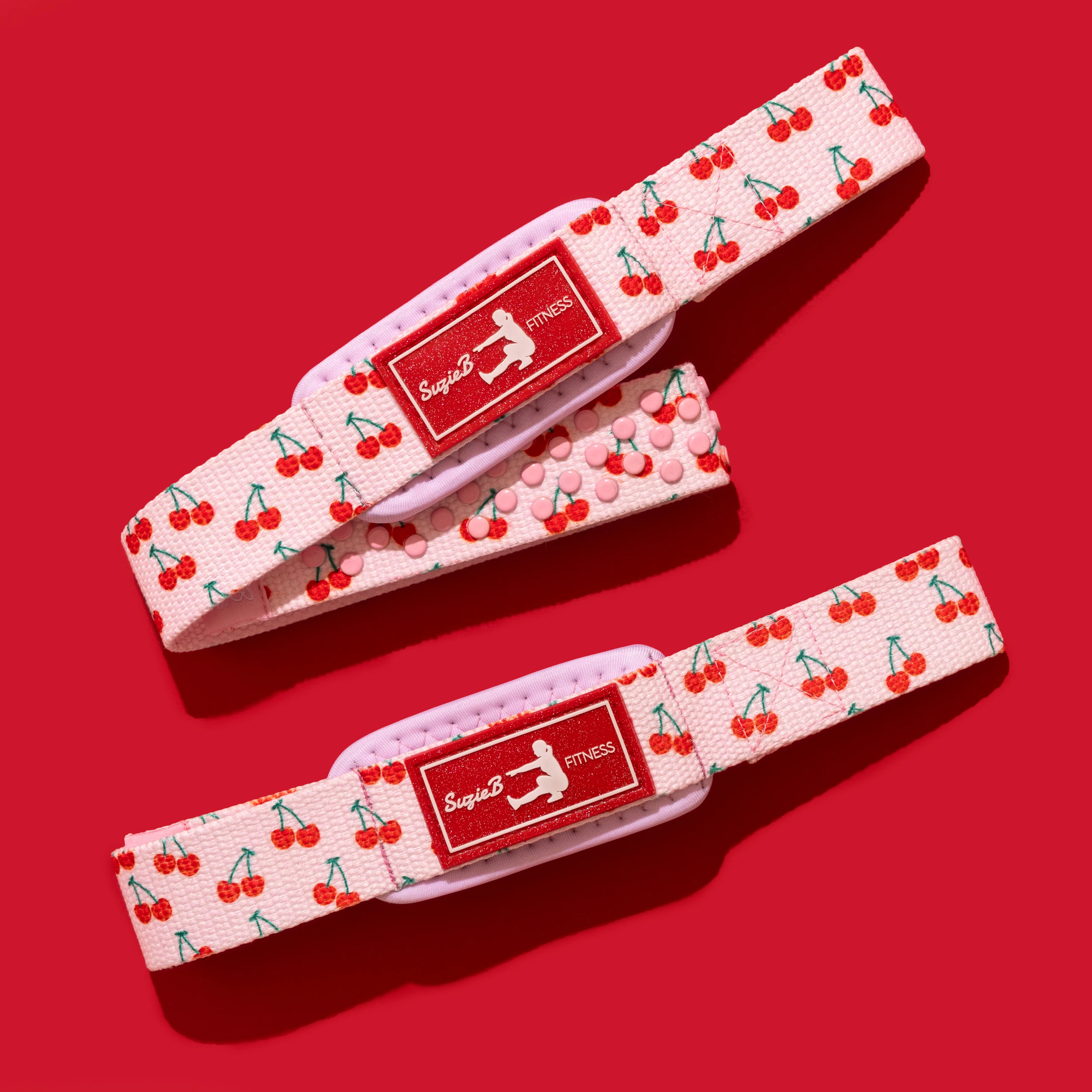 CHERRY LIFTING STRAPS | SuzieB Fitness