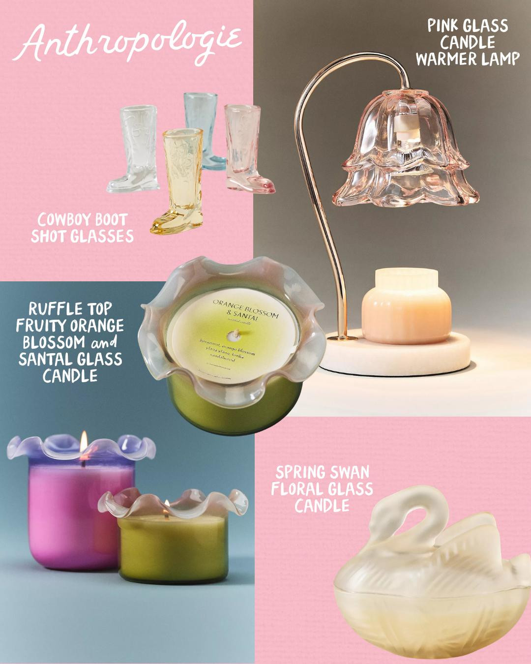 FEB FAVES: All things Anthropologie!! From these fun candles to the cutest Cowboy Boot Shot Glasses! 

 #LTKHome