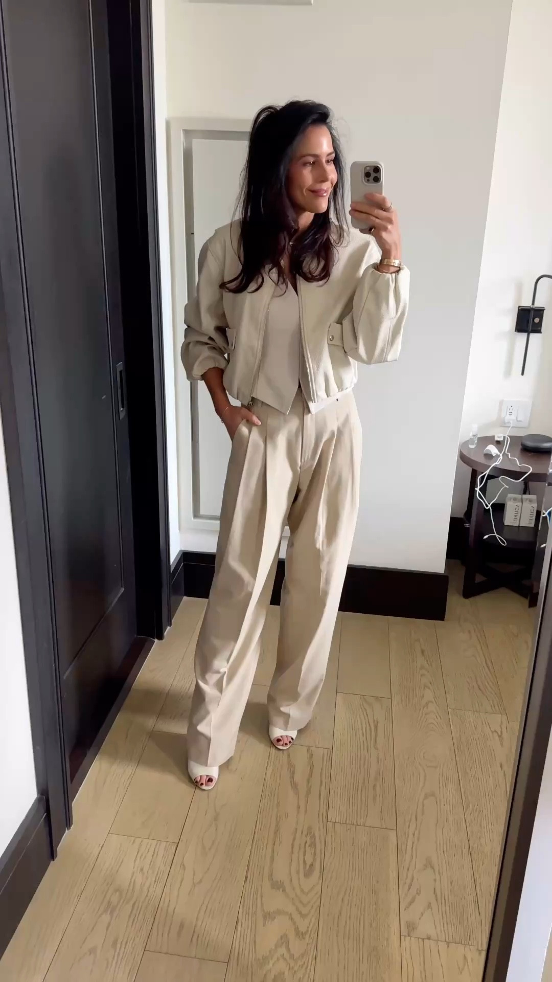 Running around NYC to a few events in one of my favorite spring looks:
tailored vest + wide-leg trousers + bomber jacket
It’s giving polished but still cool.
My current bag obsession borrowed from Vivrelle
Use DIANACAROLINA for a free first month.

#LTKgrwm #LTKootd #LTKTravel