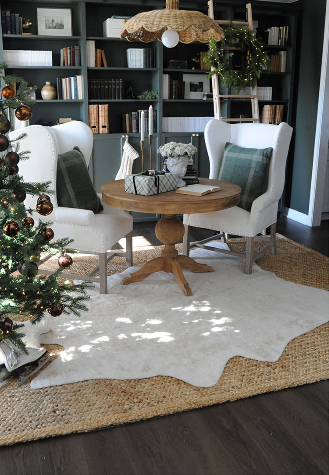 Some Christmas decor in our library...

#LTKHoliday #LTKSeasonal #LTKhome