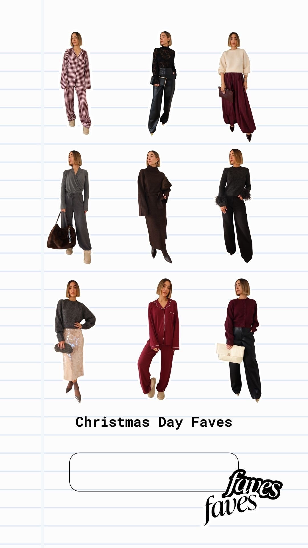 Christmas Day Faves 🎄

Festive Outfits, Christmas Day Outfit, Party-wear, Party Outfits, Sequins, Christmas Pyjamas 

#LTKpartywear #LTKwinter #LTKfestive