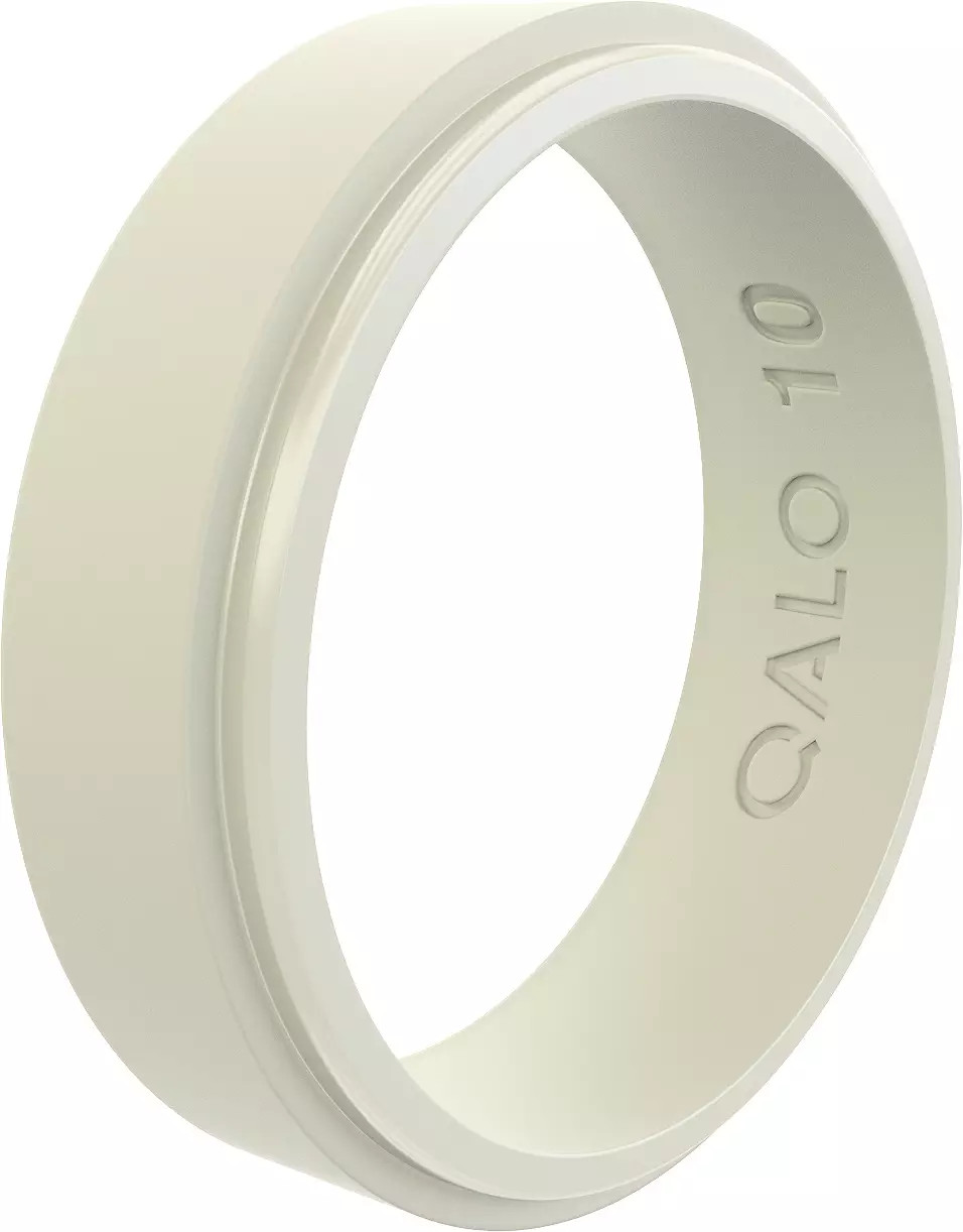 Qalo Women's Narrow Polished Step Edge Silicone Ring | DICK'S Sporting Goods