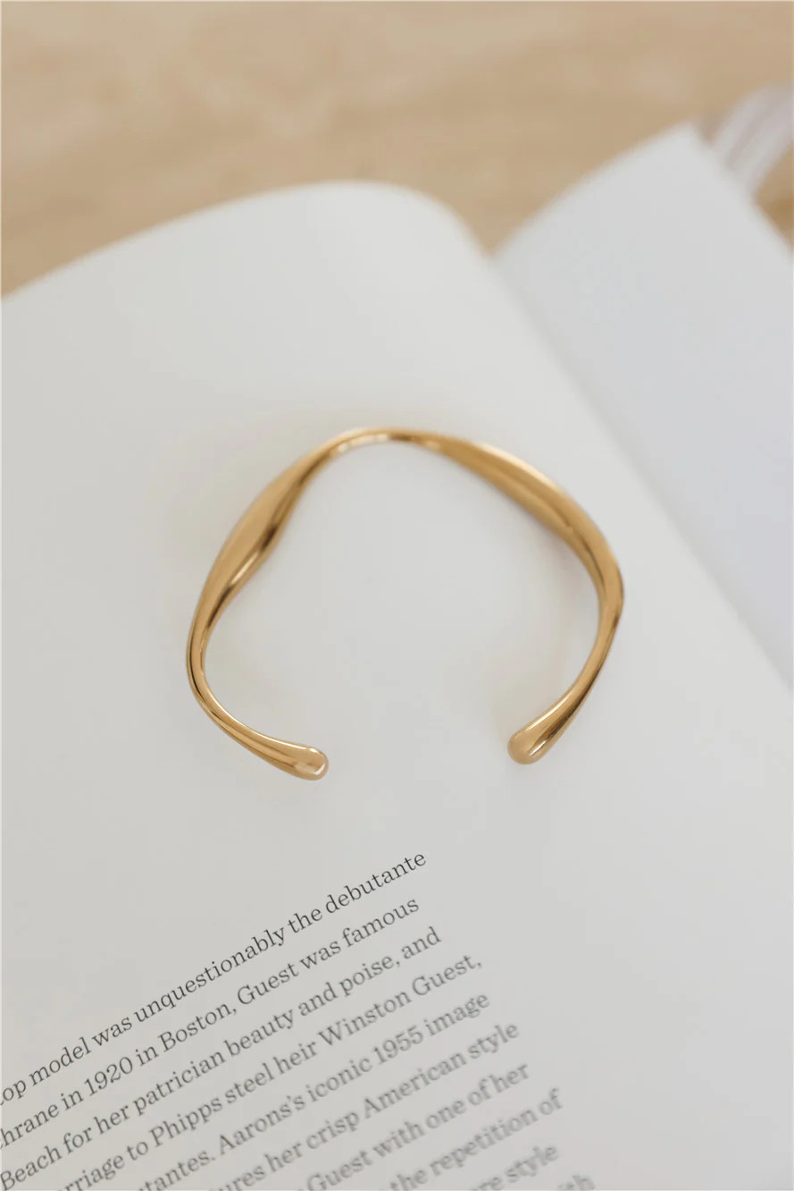 Haute Girl Cuff Bracelet Gold | Hello Molly (US)