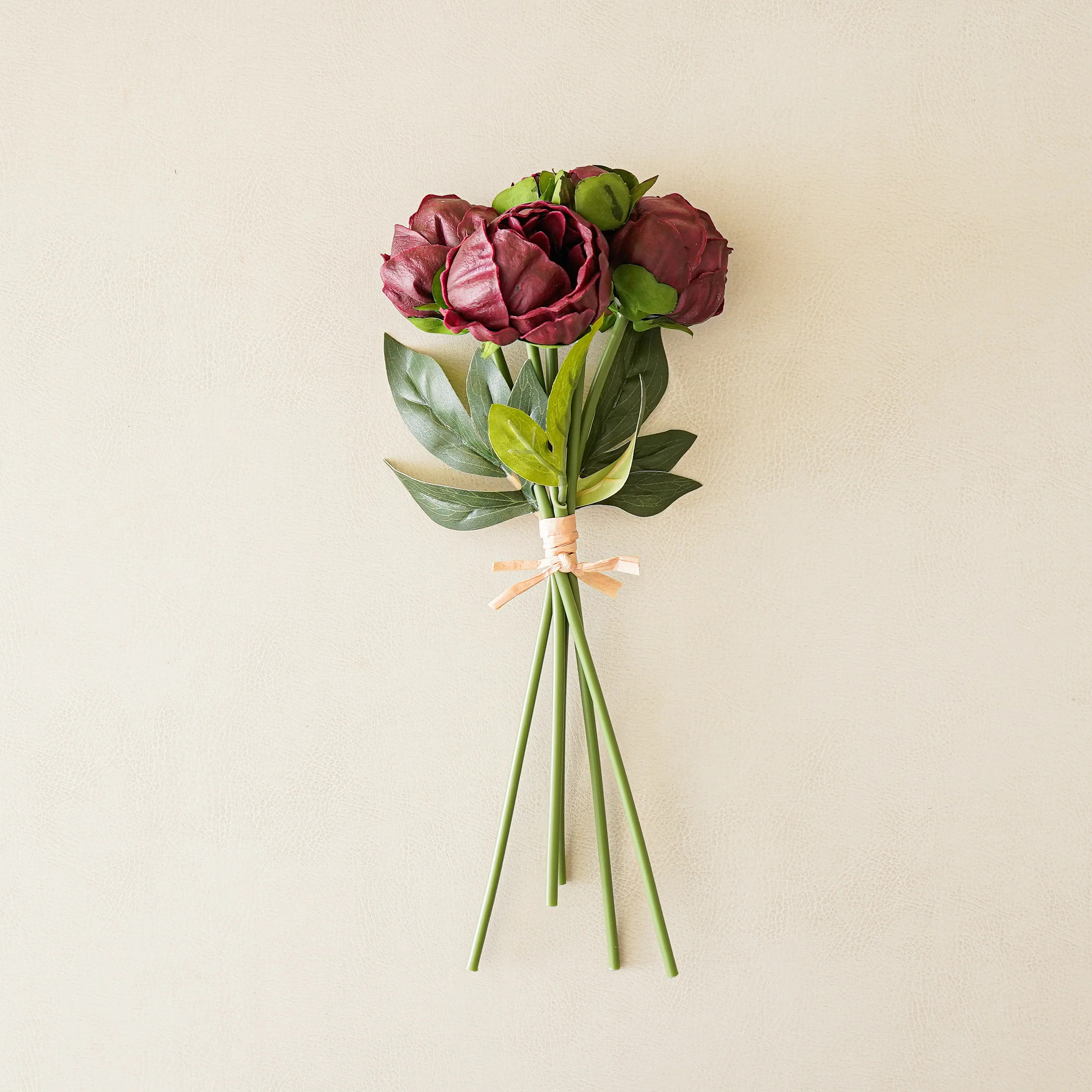Real Touch Peony Bunch | Deep Purple | MJHome
