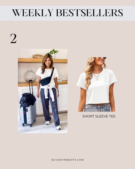 This short sleeve tee was my #2 bestseller from last week. Comes in 20 color choices!

Basic tee, crewneck tee, spring outfit, summer outfit, fashion over 40, amazon find

#LTKfindsunder50 #LTKover40 #LTKstyletip