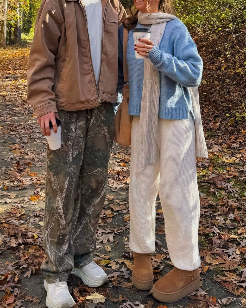 cozy chilly weather fits🍂🌲 steaking his jacket season is here hahah 

sweater outfit, waffle knit, ugg platform boots, winter outfit, men’s outfit, holiday 

#LTKMens #LTKStyleTip #LTKSeasonal