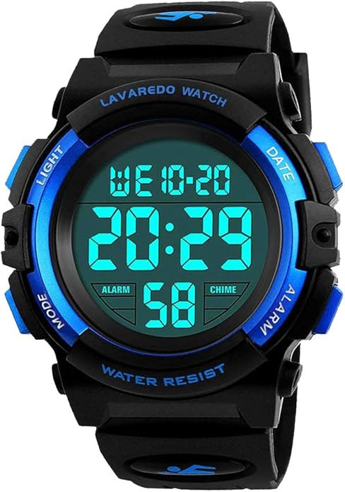 Kids Watch,Boys Watch for 3-15 Year Old Boys,Digital Sport Outdoor Multifunctional Chronograph LE... | Amazon (US)