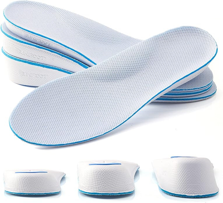 Height Increase Insole Arch Support Breathable Shoe Insoles Heel Lift Inserts Elevator Insoles fo... | Amazon (US)