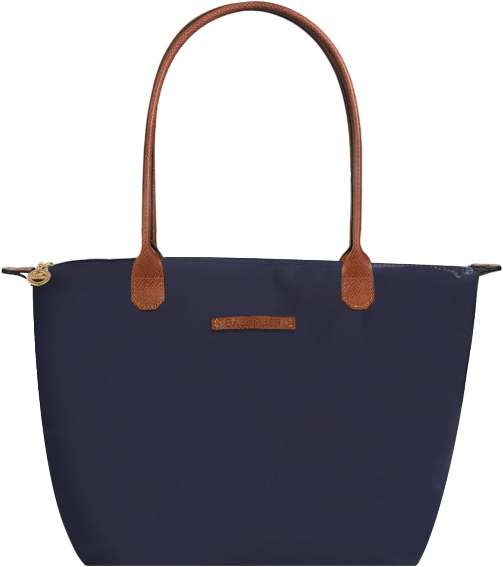 Waterproof Nylon Tote bag for Women Lightweight Designer Handbag with Zipper Stylish and Durable Purse | Amazon (US)