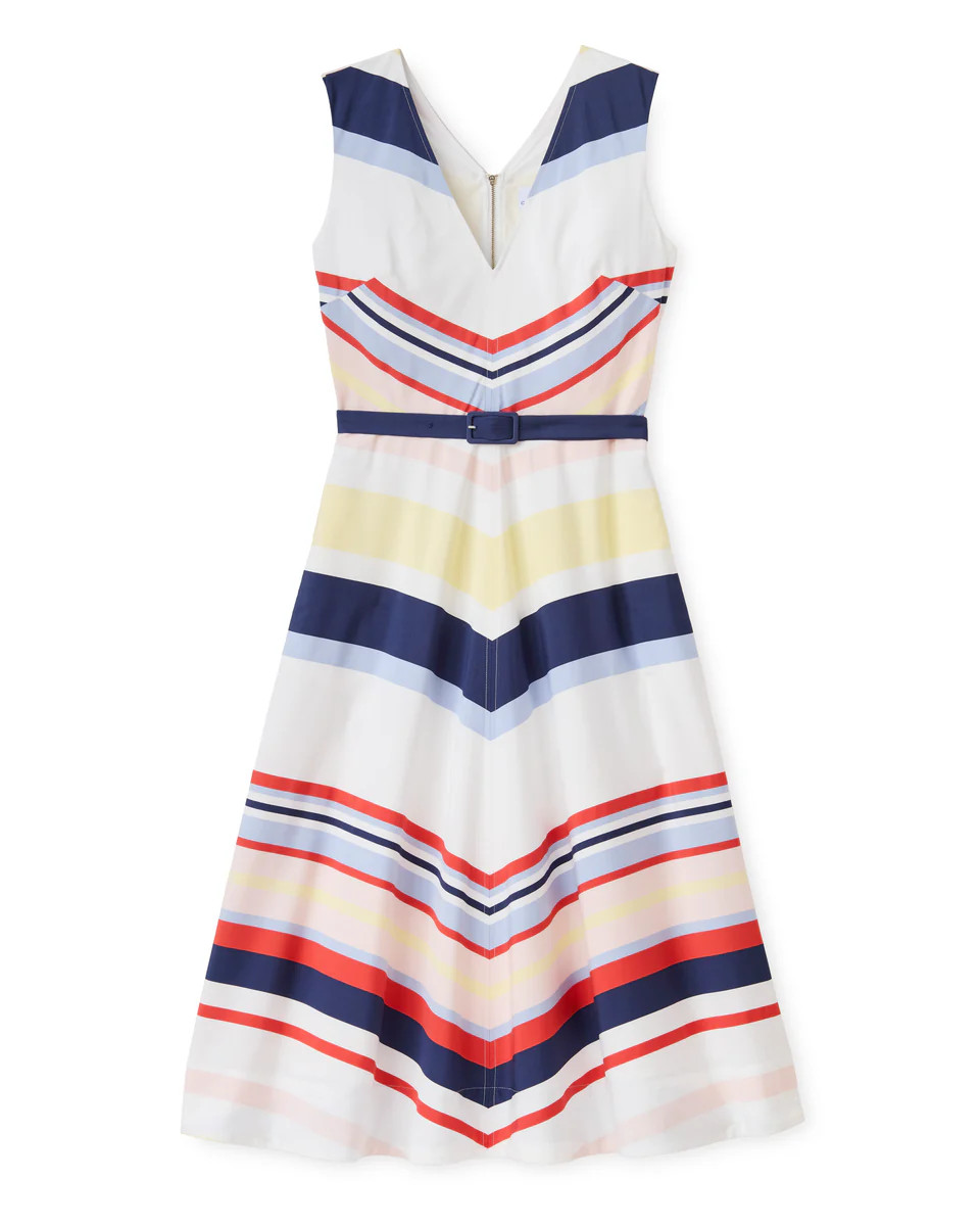 SU26 Monica Dress-Nantucket Stripe | Cartolina