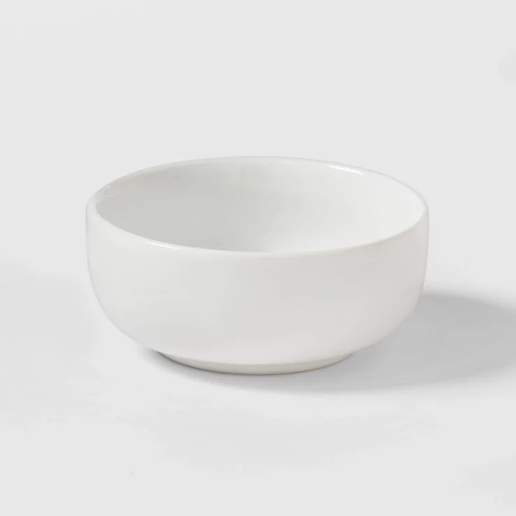 3oz Porcelain Dip Bowl White - Threshold™ | Target