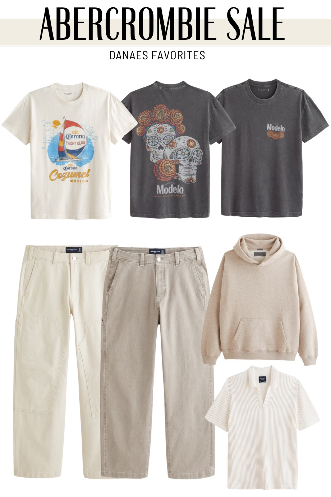 Abercrombie sale favorites! Some of Danaes go to pieces from Abercrombie men! she wears a 32x32 or 30 in men’s pants and normally a 28/29 in women’s. 

#LTKSale #LTKSeasonal #LTKunder100