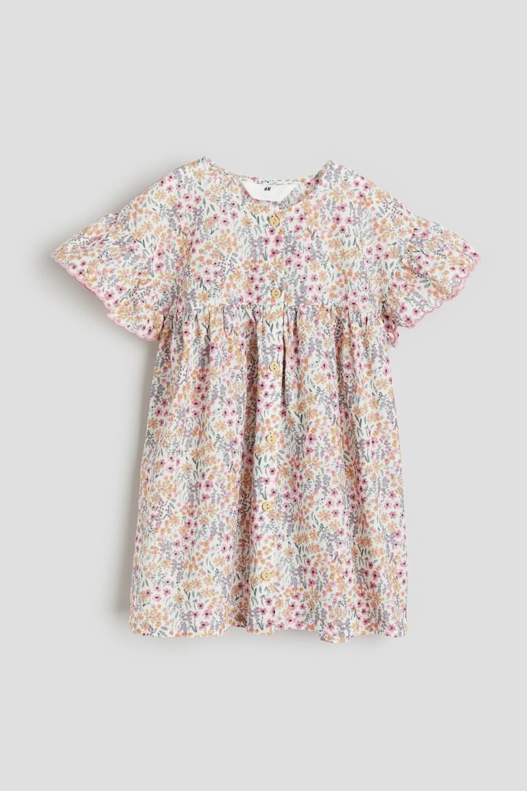 Flutter-sleeved Dress | H&M (US + CA)