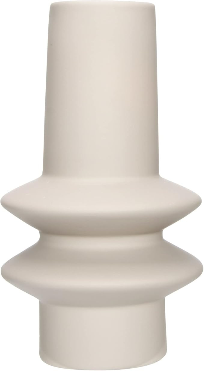 Bloomingville Ivory Latex Glaze Stoneware Vase | Amazon (US)