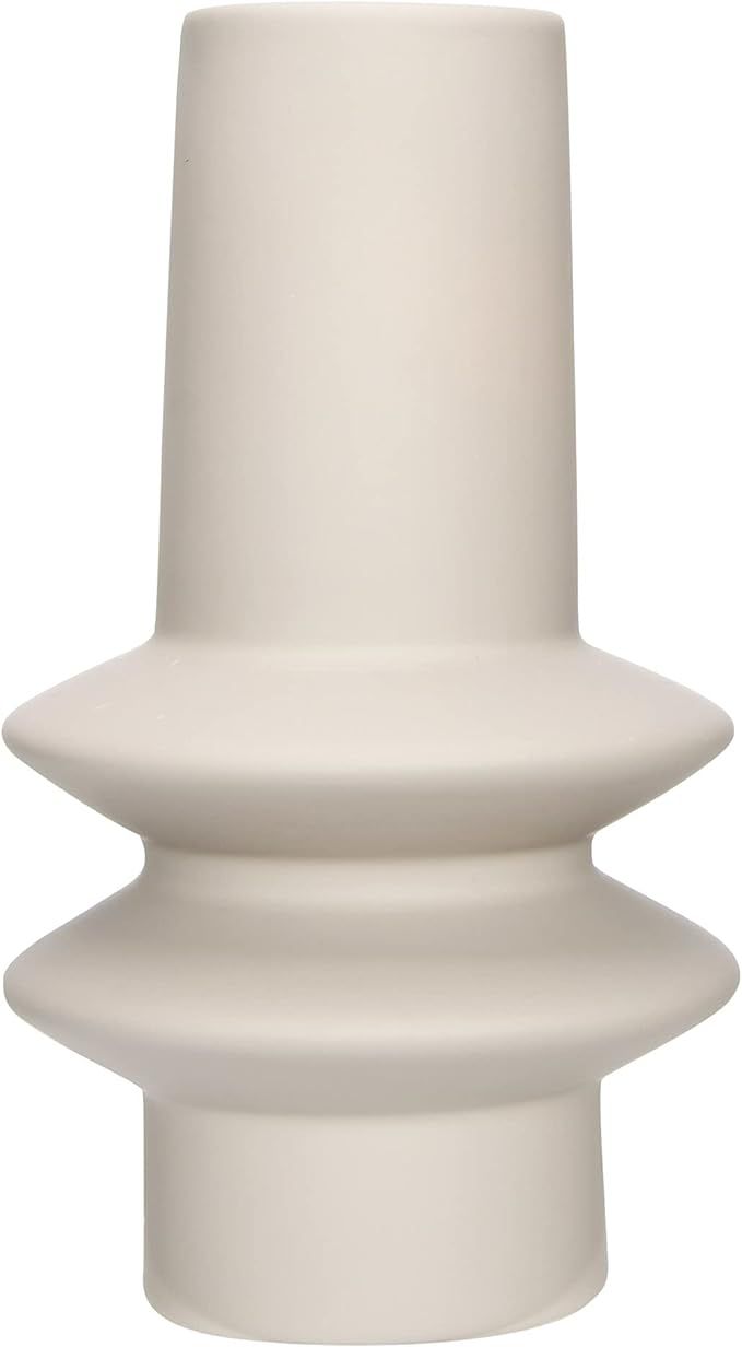 Bloomingville Ivory Latex Glaze Stoneware Vase | Amazon (US)