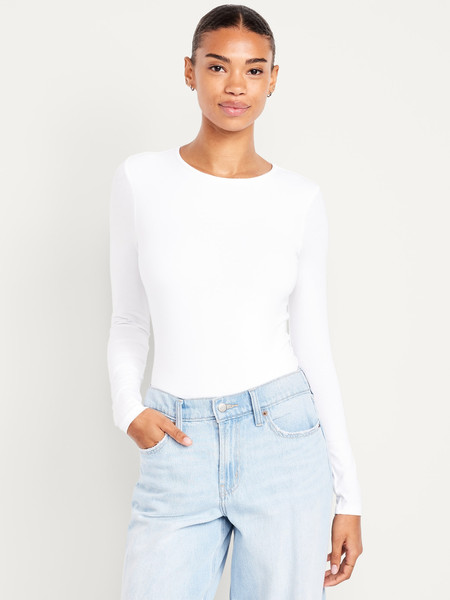 Long-Sleeve Crew-Neck Bodysuit | Old Navy (US)