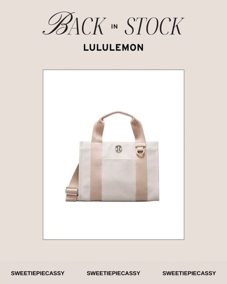 Back in Stock: The LuluLemon Two-Tone Canvas Tote Bag 👜 

Some of my favourite, new & trending bags from LuluLemon! Make sure to run… not walk, as they’re going fast!💫

#LTKbag #LTKstyletip #LTKsummer