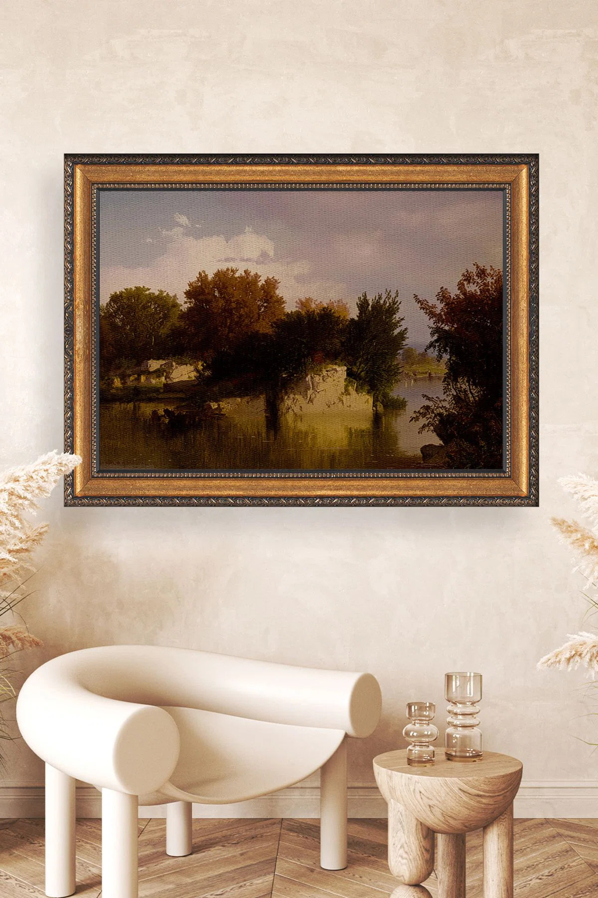 Stunning Framed Canvas Painting, 15.7 x 23.6 inches | 50% Polystyrene & 50% Canvas Polyester Fabr... | Wayfair North America