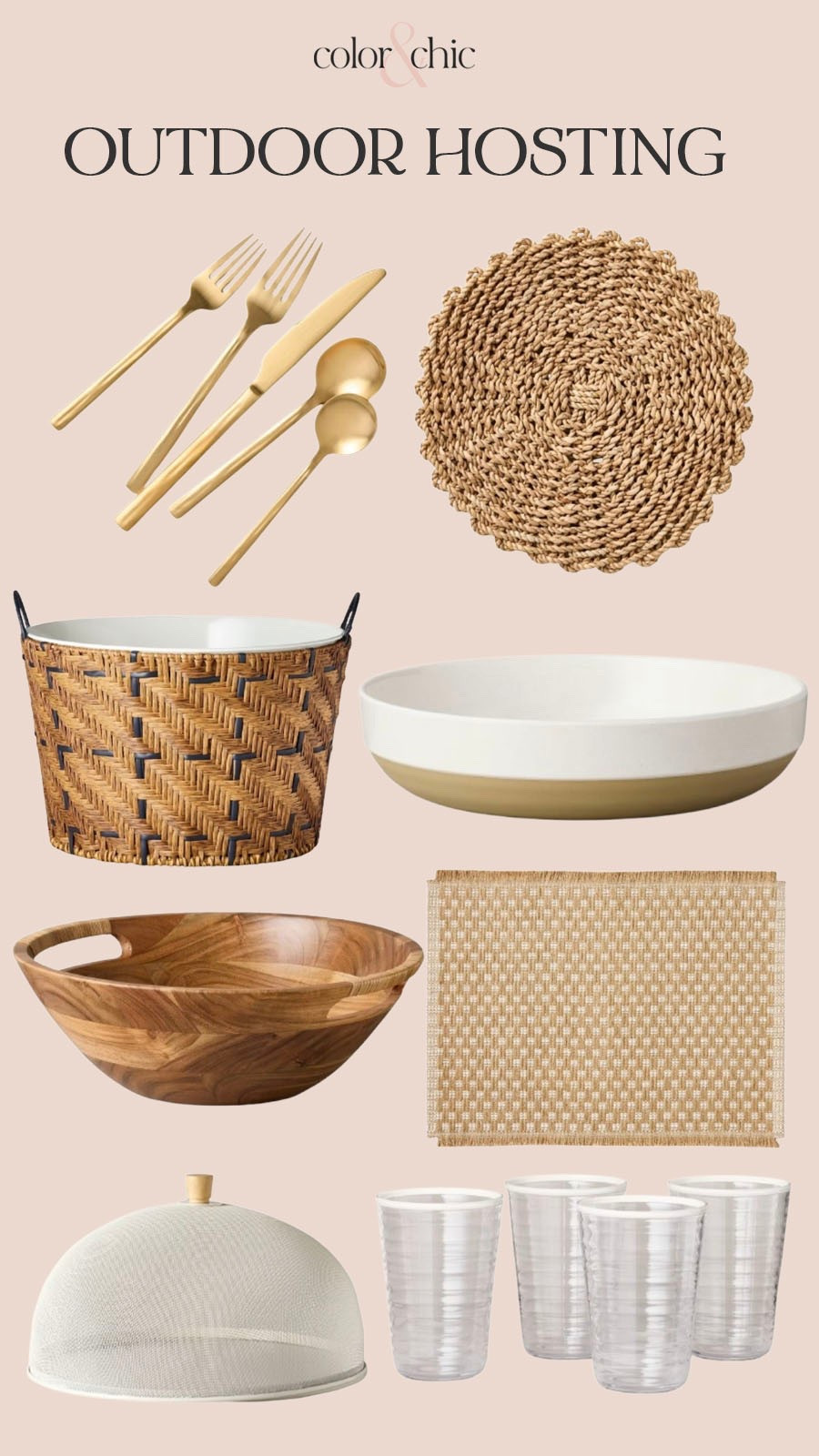 Outdoor hosting tablescale that I love for any backyard dinners and more! Perfect because it won’t break either

#LTKHome