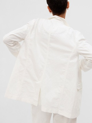 Linen-Cotton Blazer | Gap (US)
