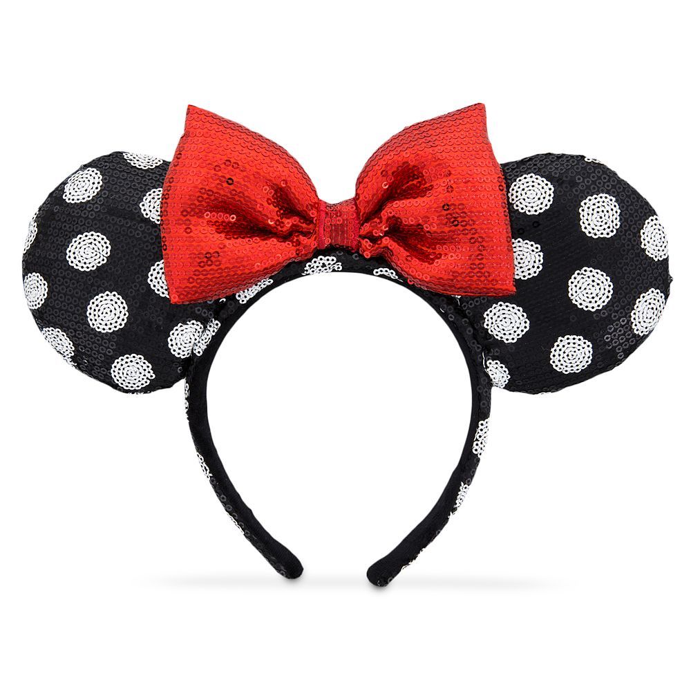 Minnie Mouse Ear Headband – Black and White | Disney Store