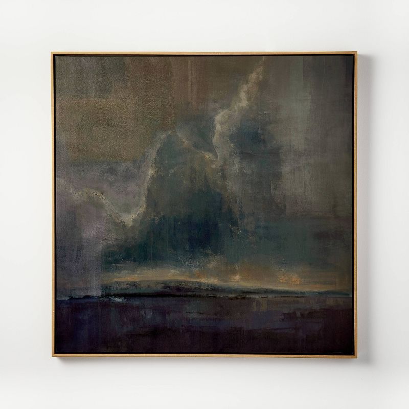 36&#34; x 36&#34; Moody Landscape Framed Wall Art - Threshold&#8482; designed with Studio McGee | Target