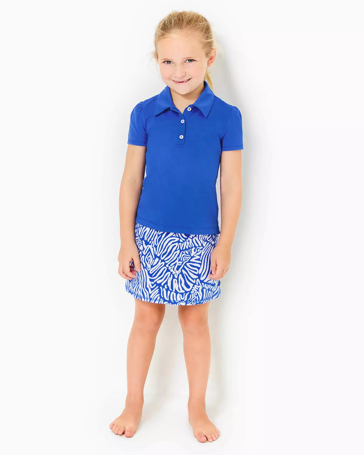 Luxletic Girls Mini Frida Polo | Lilly Pulitzer