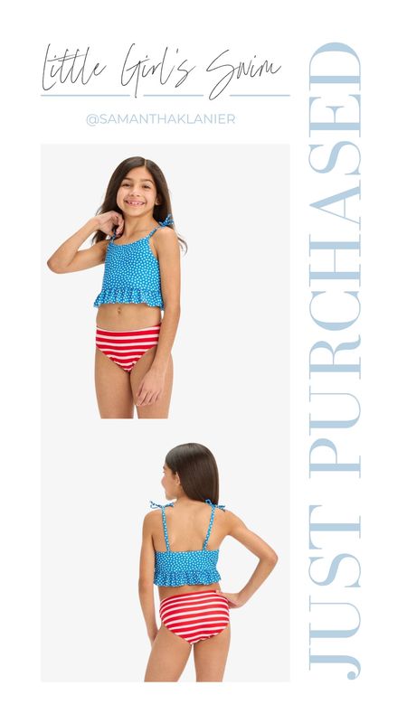 This is the perfect mid length bikini for your little girl this summer. Wear it for Memorial Day or Fourth of July or just all summer long.

#LTKSwim #LTKKids #LTKSeasonal