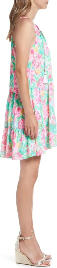 Lilly Pulitzer® Carolane Floral Drop Waist Halter Dress | Nordstrom | Nordstrom