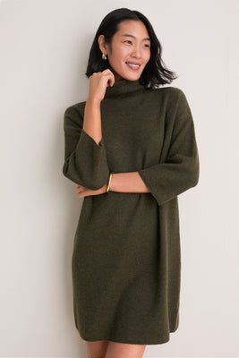 Moss Green Vivianne Dress | Tuckernuck (US)