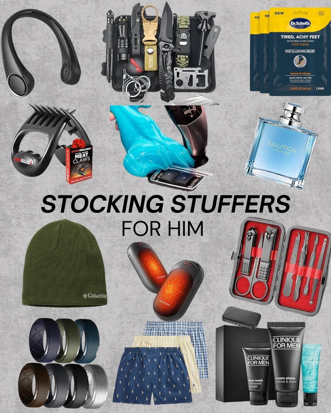 Stocking stuffers for him that aren’t boring 🎄
Little gadgets, grooming, cozy basics & “why don’t I already own this?” finds. Most are under $25 and perfect for husbands, dads, brothers & teen boys.
#stockingstuffersforhim #stockingstuffers #LTKunder50 #LTKmens #smallgiftsbigimpact #amazonholiday #giftideasforhim

#LTKHoliday #LTKCyberWeek #LTKGiftGuide