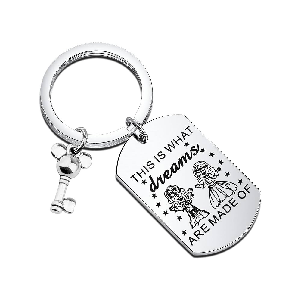 ENSIANTH Cartoon Inspire Gift Lyrics Inspired Gift This Is What Dreams Are Made Of Keychain(This ... | Amazon (US)