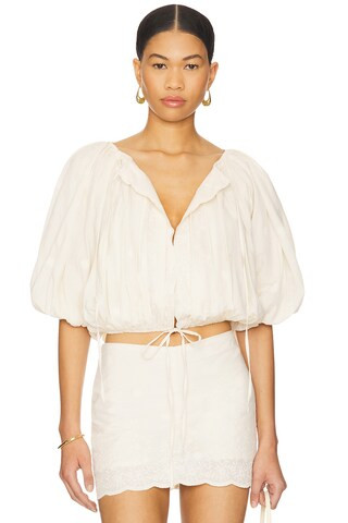 Giana Top in Cream | Revolve Clothing (Global)