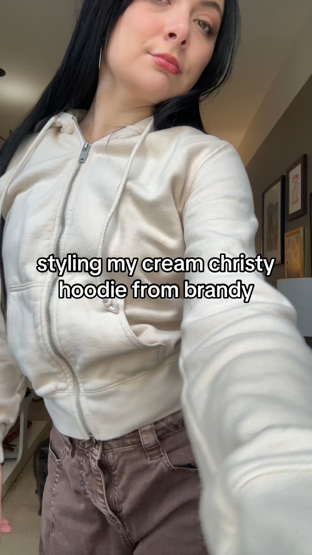 Styling my cream brandy hoodie! I’m trying to branch out from all black neutrals - this one is so comfy and easy. 

#LTKFindsUnder50 #LTKStyleTip