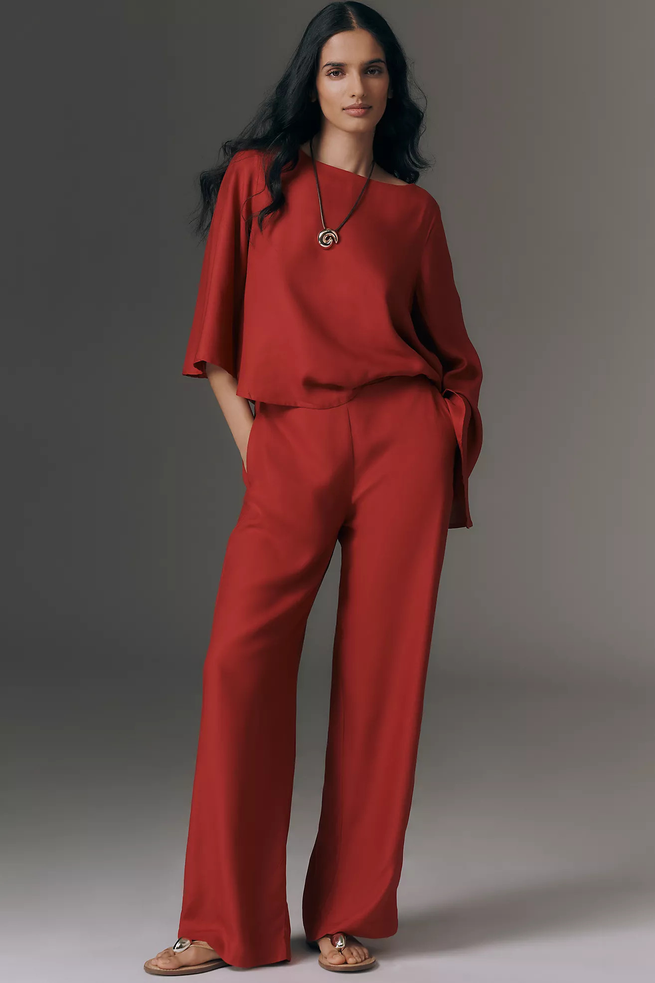 Cacay Straight-Leg Pull-On Pants | Anthropologie (US)