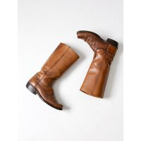 Vintage Frye Boots, Campus Style Leather Boots Size 7.5 D | Etsy (US)