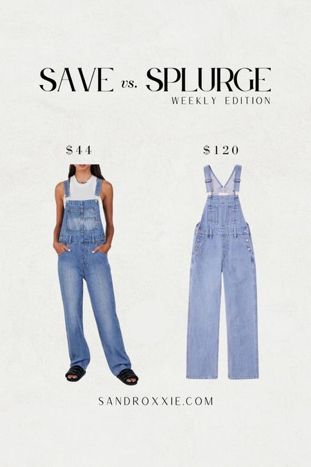 Save vs. splurge — overalls 

xo, Sandroxxie by Sandra
www.sandroxxie.com | #sandroxxie

save or splurge, same vibe for less

#LTKSeasonal #LTKstyletip #LTKfindsunder50