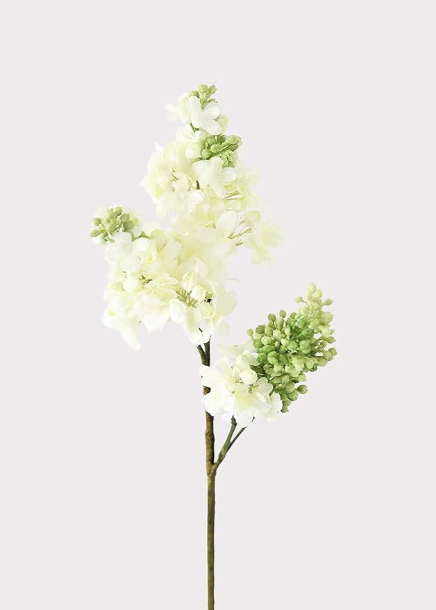 Afloral Fake Flowers Lilacs in Cream - 25" | Amazon (US)