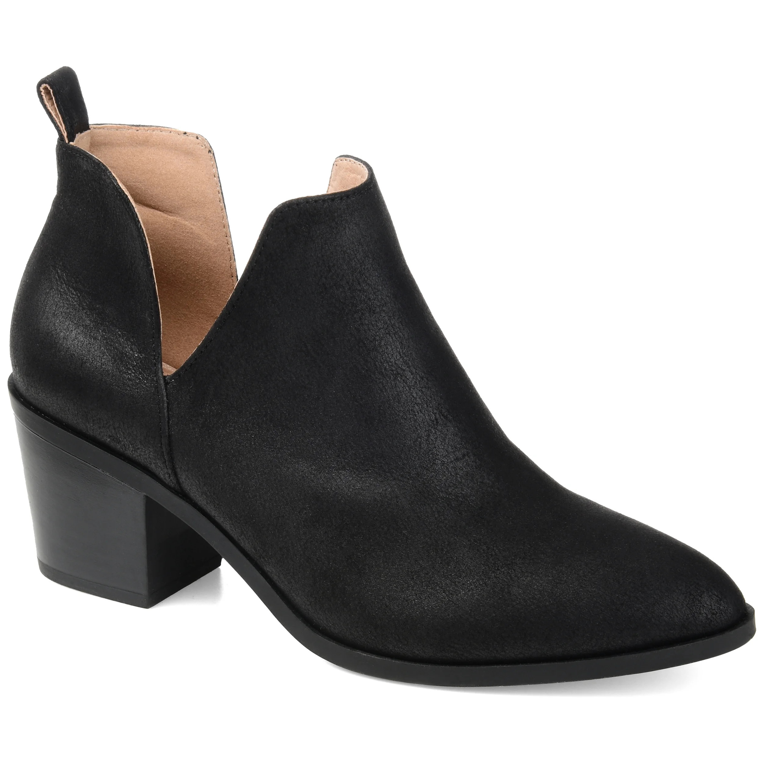 Brinley Co. Womens Deep Side V Classic Bootie | Walmart (US)
