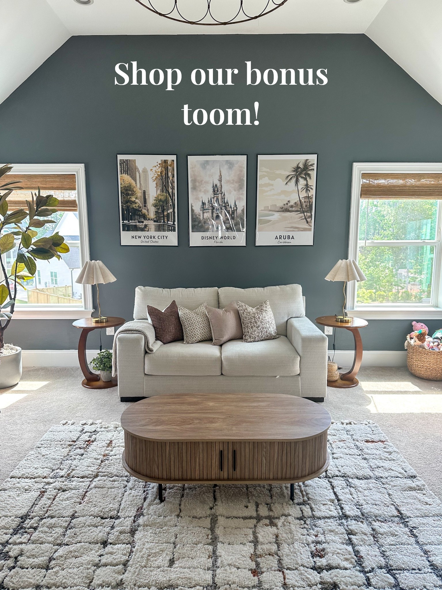 Just gave our bonus room a little update… Everything here is super affordable! 
Home design, inspiration, home design, affordable design, neutral home, bonus room, inspiration

#LTKHome