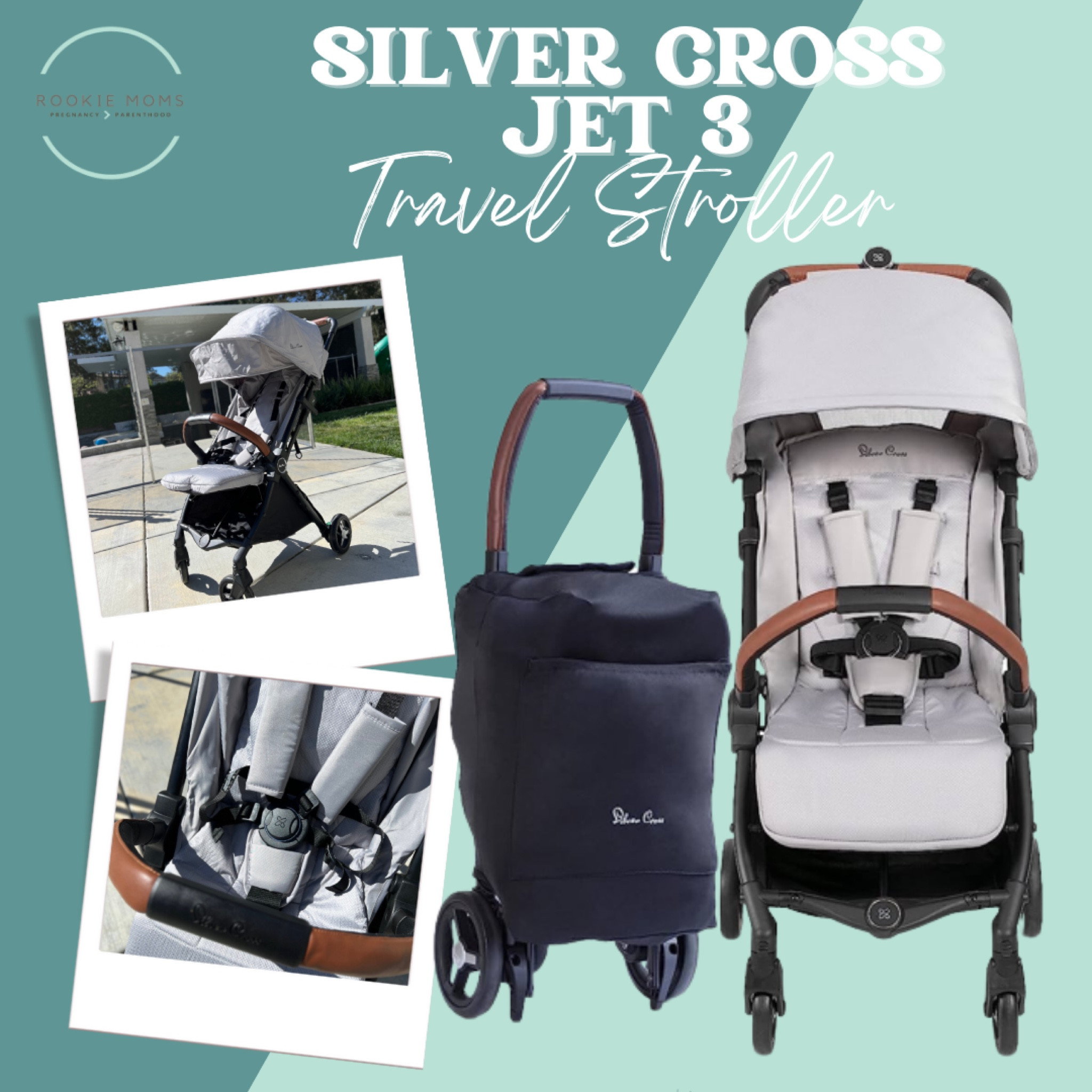 Silver Cross - Jet 3 Stroller, Silver