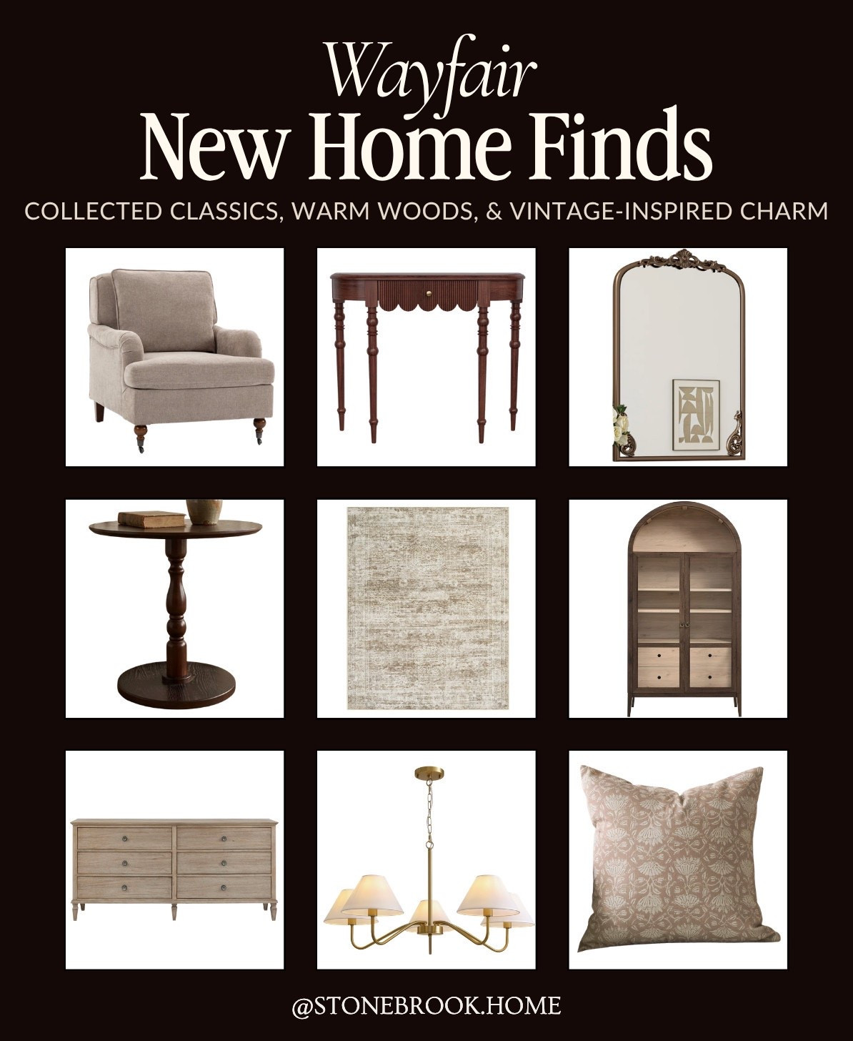 Collected classics, warm woods, and vintage-inspired charm.

#LTKHome #LTKSeasonal