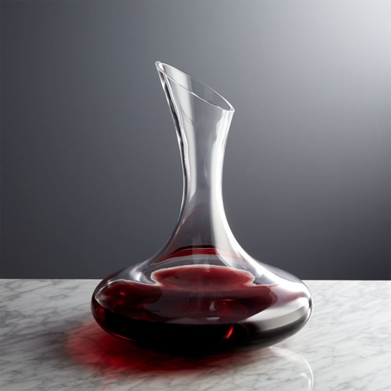 Swoon Wine Decanter + Reviews | Crate and Barrel | Crate & Barrel